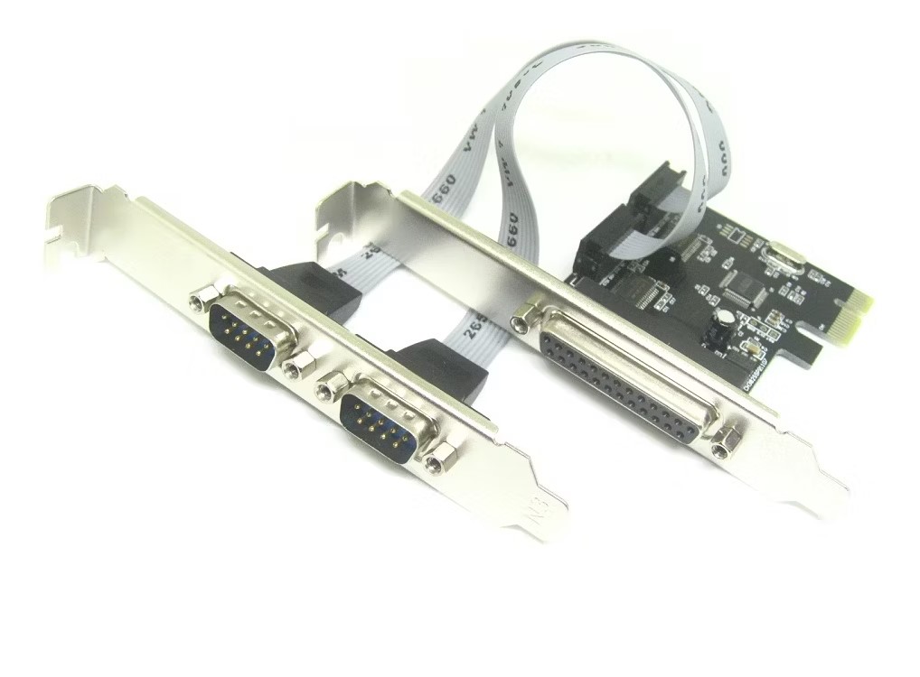 Card PCI-E to LPT + 2 Port RS232 DIEWU Asix MSC9900 Chính hãng